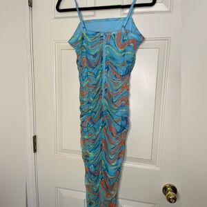 Wild table ruched dress size medium great condition